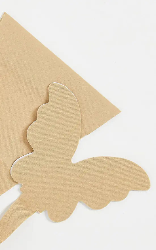 FK Invisible adhesive BUTTERFLY thong in beige