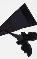 FK Invisible adhesive BUTTERFLY thong in black