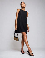 Exclusive Linen Look Smock Mini Dress