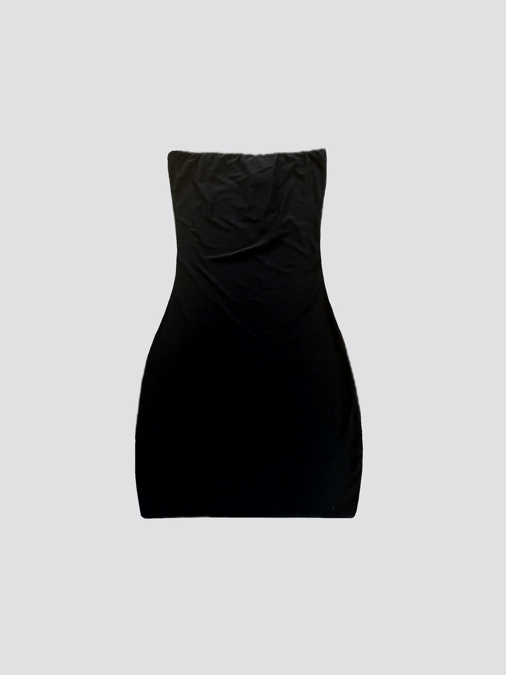 bandeau mini dress BLACK
