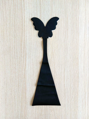 FK Invisible adhesive BUTTERFLY thong in black