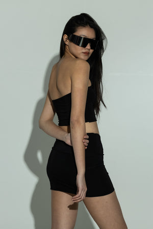 SCULPT double layer bandeau crop top