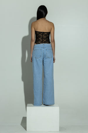 Lace corset body