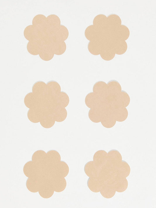 FK 3 pack nipple covers in beige