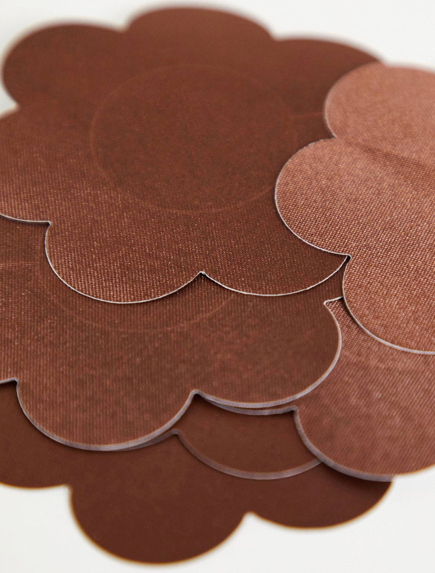 FK 3 pack nipple covers in brown